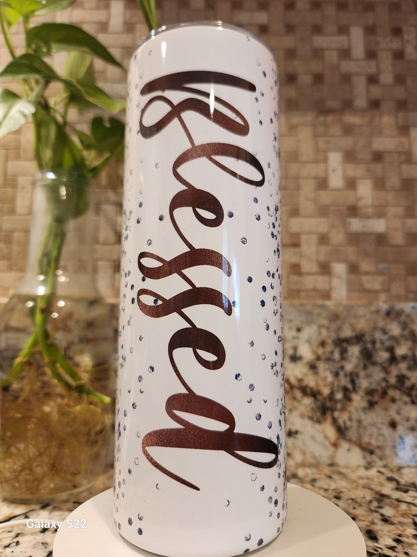 Blessed Floral Tumbler