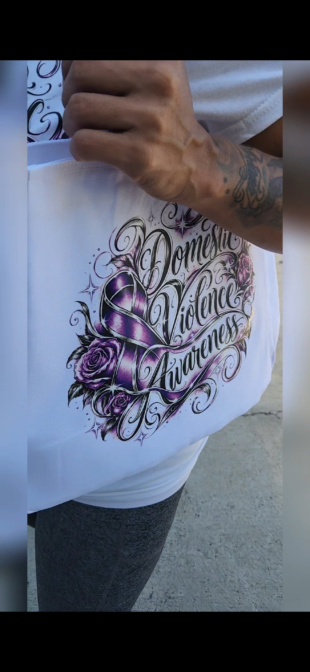 Domestic Violence Awareness Tote