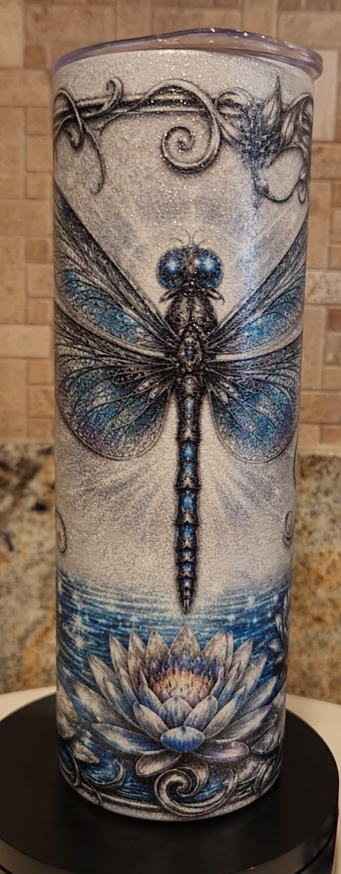 Dragonfly on GLITTER