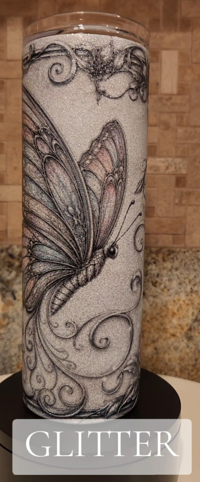 Butterfly on GLITTER